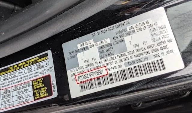 Sprawdzenie VIN Mazda za darmo - sprawdź VIN Mazda online