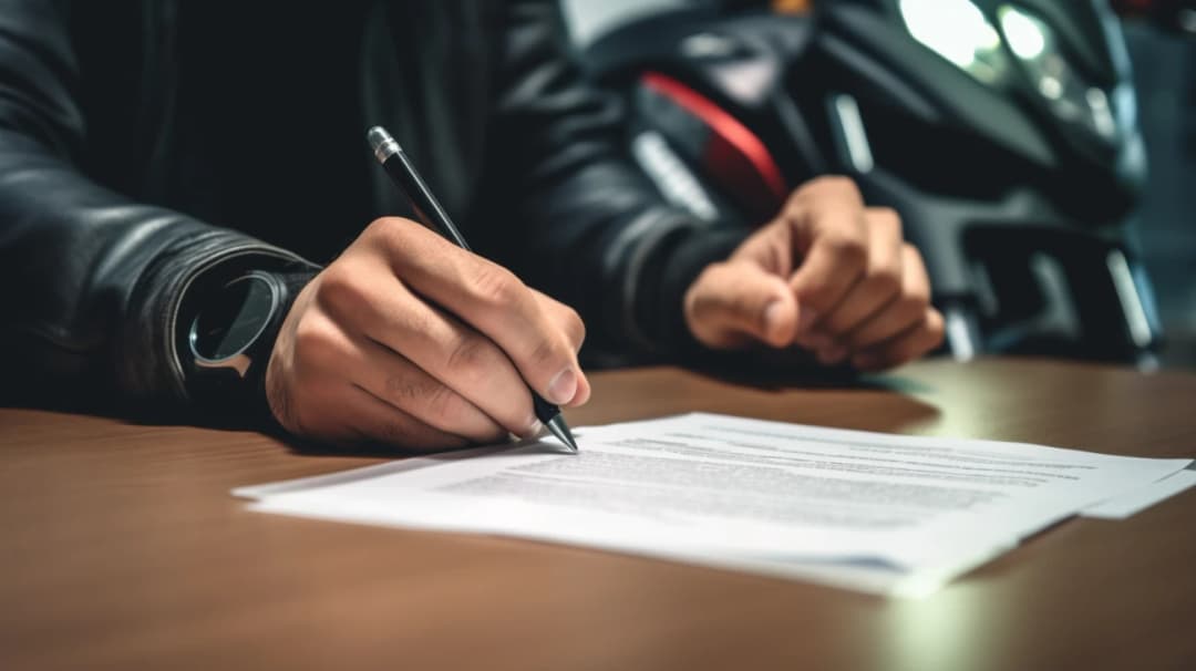 Umowa darowizny motocykla - wzór, dokument, współwłasność, część, połowa